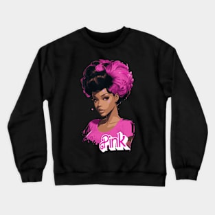 Afro Pink - UrbanPink Dolls Crewneck Sweatshirt